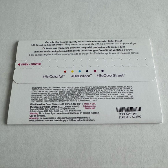 *Retired* Color Street: It’s a Key-per | Valentine’s Day Pink Heart Rose Gold - Picture 4 of 16